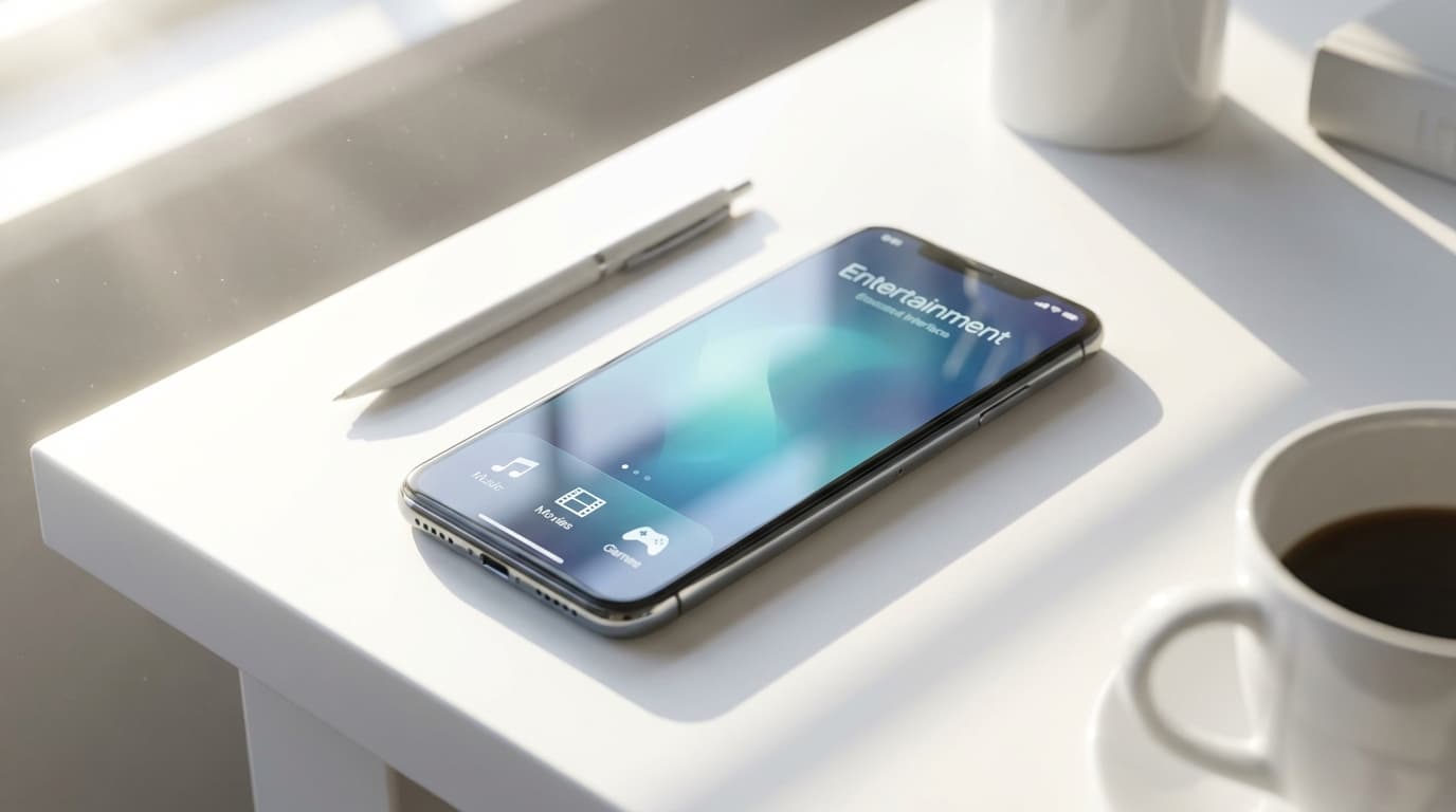Mobile app interface powered by AI automation